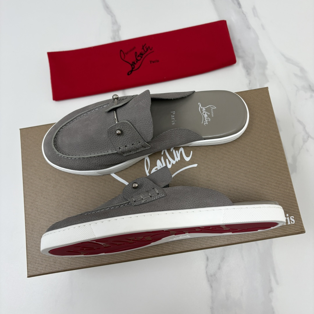 💋💍CL家官方同步新品 🆑Christia* Loubouti*(红底鞋) Chambeliboat 意大利男士半 💋💍CL家官方同步新品 🆑Christia* Loubouti*(红底鞋) Chambeliboat 意大利男士半