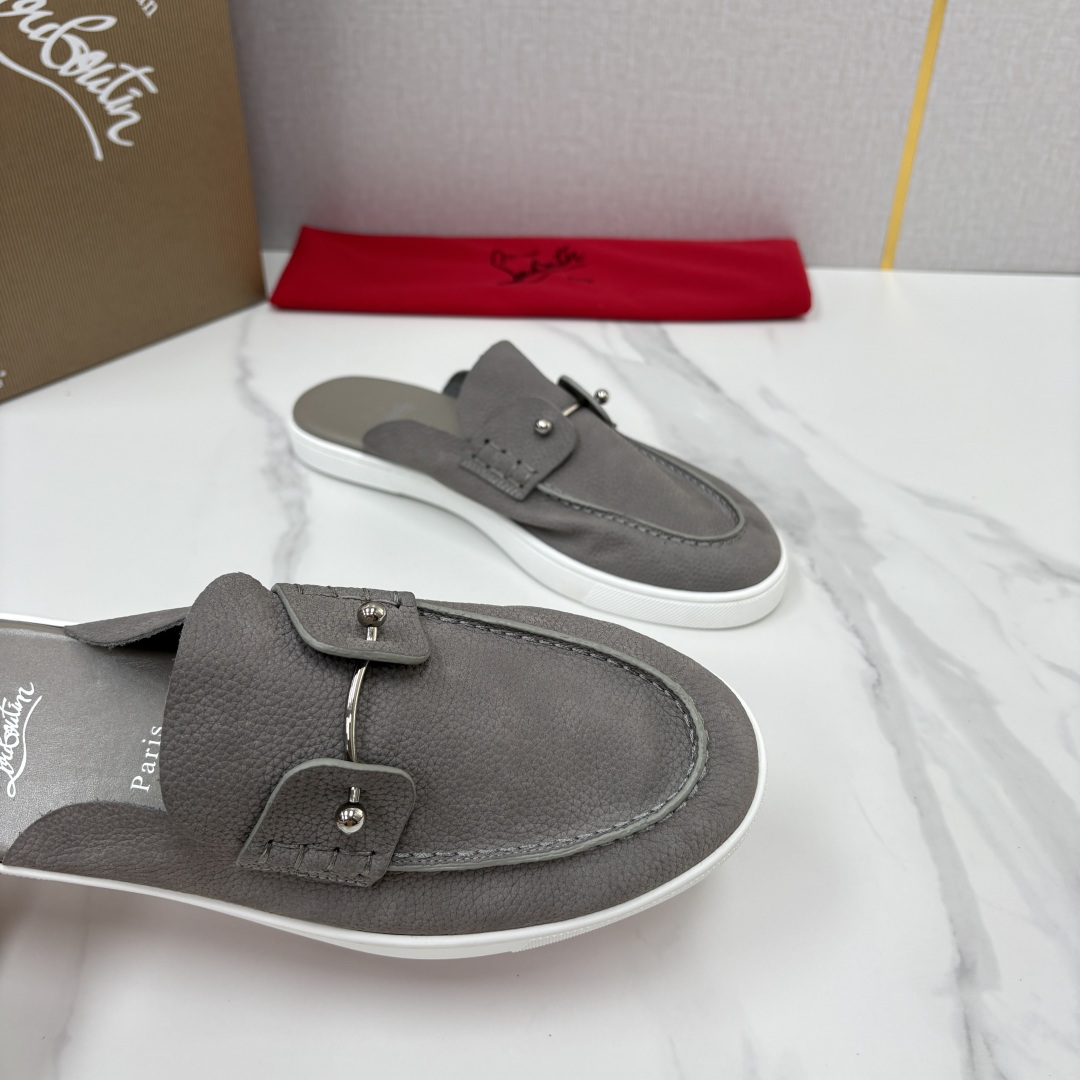 💋💍CL家官方同步新品 🆑Christia* Loubouti*(红底鞋) Chambeliboat 意大利男士半 💋💍CL家官方同步新品 🆑Christia* Loubouti*(红底鞋) Chambeliboat 意大利男士半