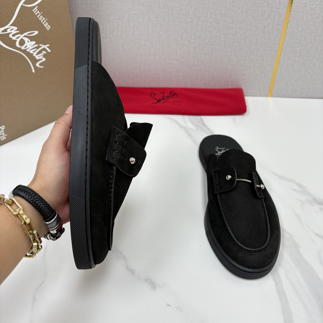 💋💍CL家官方同步新品 🆑Christia* Loubouti*(红底鞋) Chambeliboat 意大利男士半 💋💍CL家官方同步新品 🆑Christia* Loubouti*(红底鞋) Chambeliboat 意大利男士半