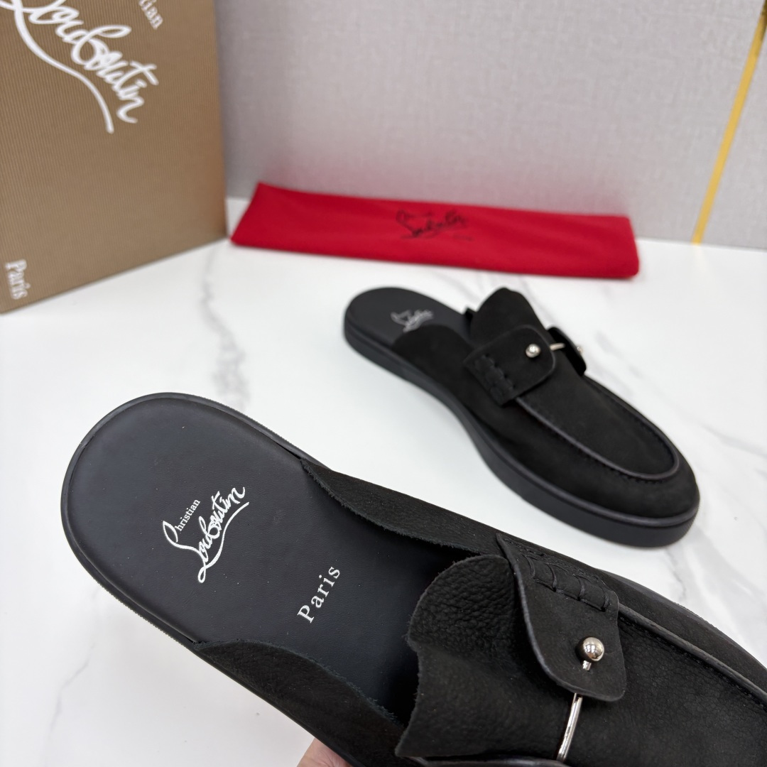 💋💍CL家官方同步新品 🆑Christia* Loubouti*(红底鞋) Chambeliboat 意大利男士半 💋💍CL家官方同步新品 🆑Christia* Loubouti*(红底鞋) Chambeliboat 意大利男士半