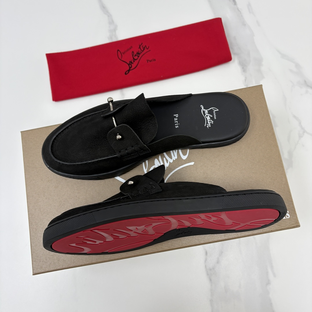 💋💍CL家官方同步新品 🆑Christia* Loubouti*(红底鞋) Chambeliboat 意大利男士半 💋💍CL家官方同步新品 🆑Christia* Loubouti*(红底鞋) Chambeliboat 意大利男士半