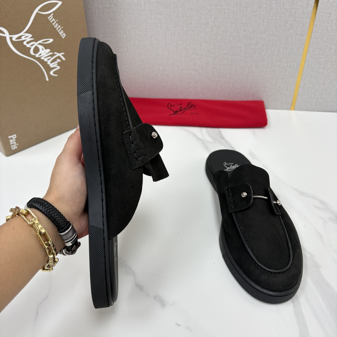💋💍CL家官方同步新品 🆑Christia* Loubouti*(红底鞋) Chambeliboat 意大利男士半 💋💍CL家官方同步新品 🆑Christia* Loubouti*(红底鞋) Chambeliboat 意大利男士半