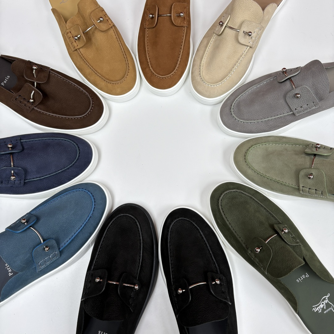 💋💍CL家官方同步新品 🆑Christia* Loubouti*(红底鞋) Chambeliboat 意大利男士半 💋💍CL家官方同步新品 🆑Christia* Loubouti*(红底鞋) Chambeliboat 意大利男士半