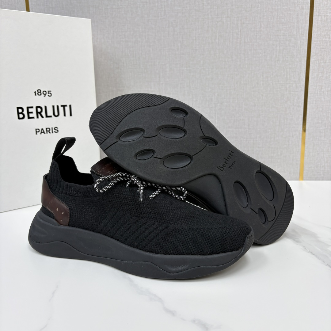 💋💍Berlut* 布鲁提新品 升级版第二代底 Shadow飞织运动鞋  官方 12,200  原版开发打造   轻盈格