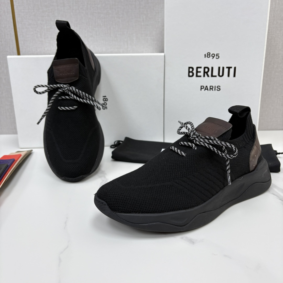 💋💍Berlut* 布鲁提新品 升级版第二代底 Shadow飞织运动鞋  官方 12,200  原版开发打造   轻盈格