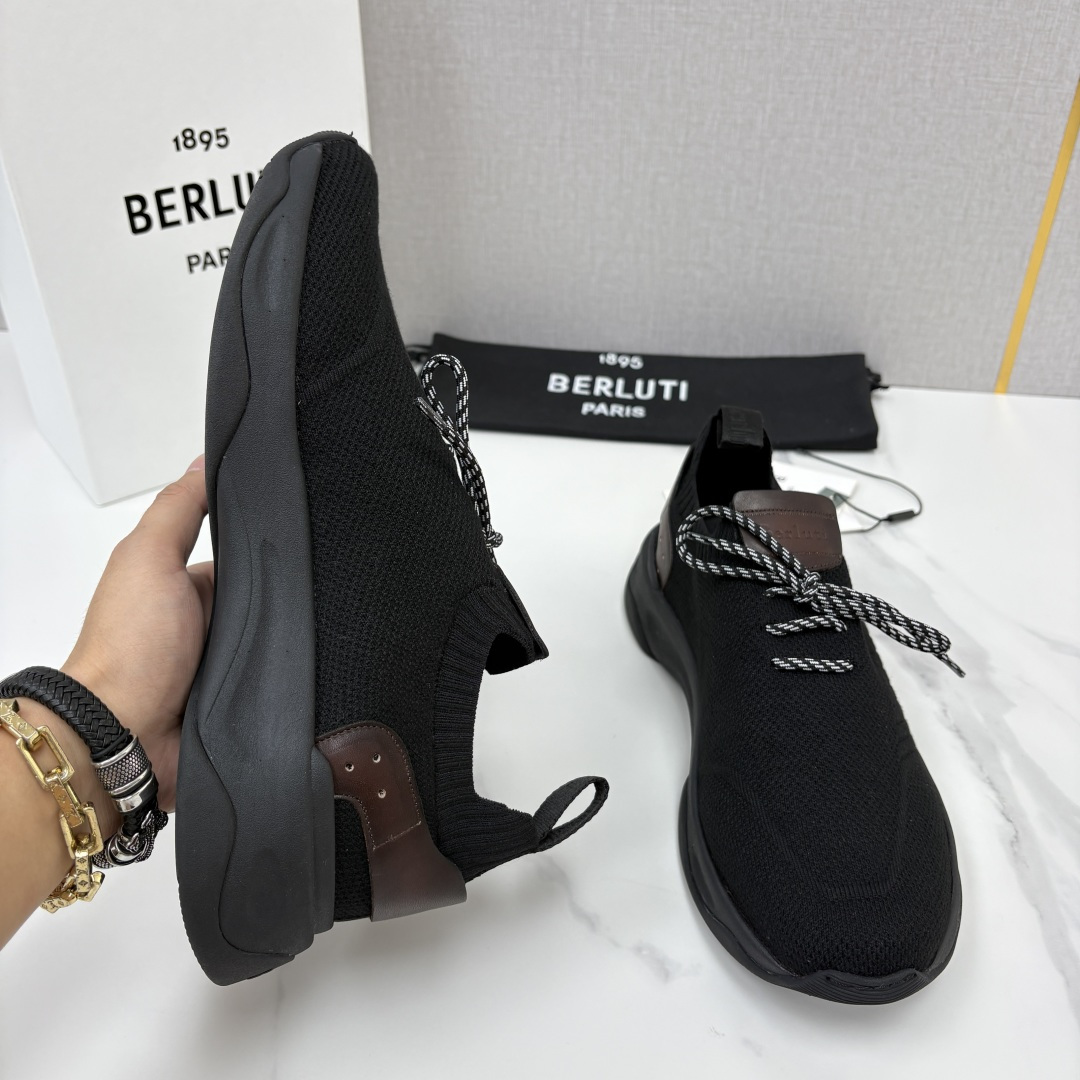 💋💍Berlut* 布鲁提新品 升级版第二代底 Shadow飞织运动鞋  官方 12,200  原版开发打造   轻盈格