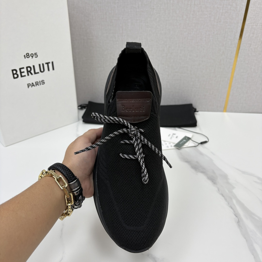 💋💍Berlut* 布鲁提新品 升级版第二代底 Shadow飞织运动鞋  官方 12,200  原版开发打造   轻盈格