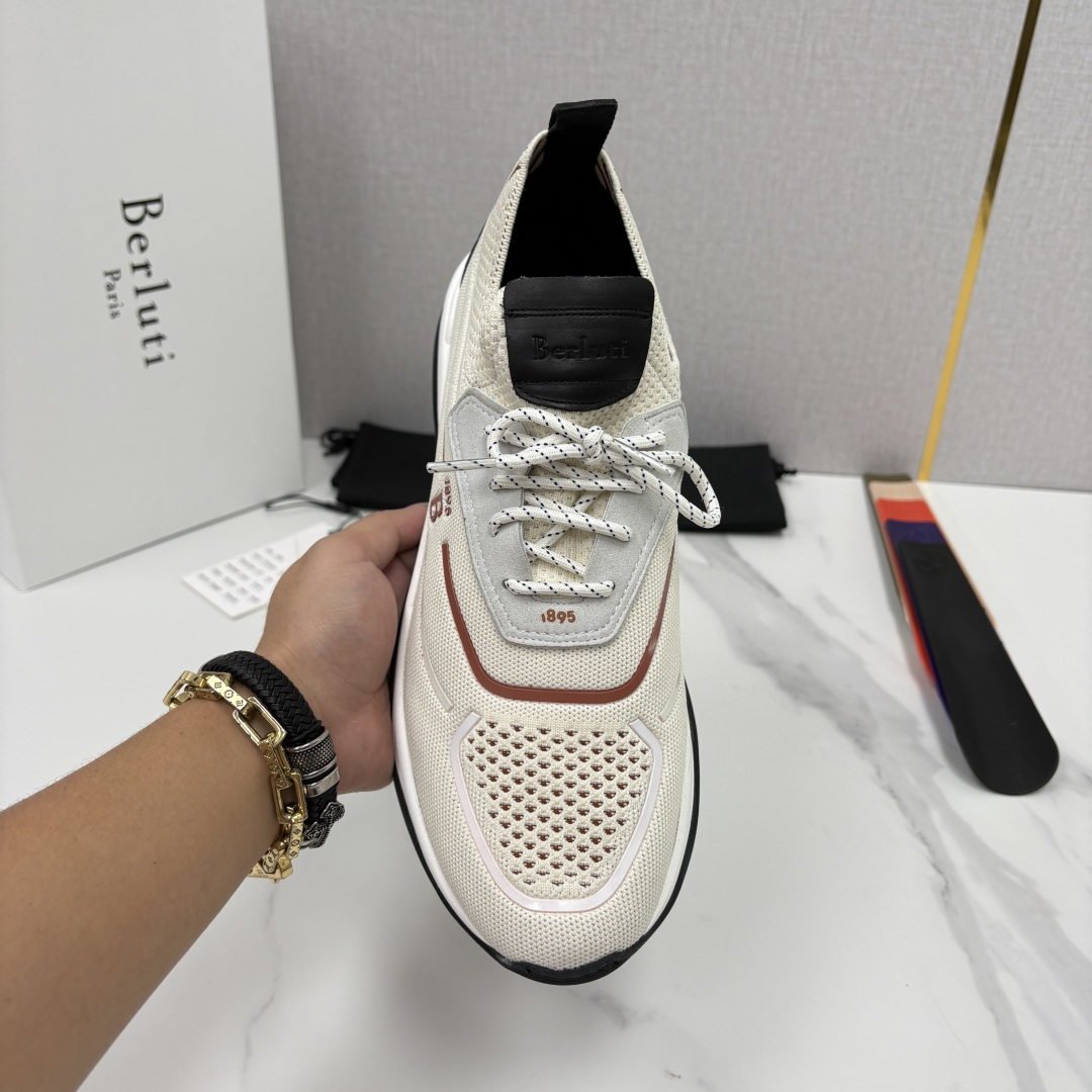 💋💍Berlut* 布鲁提新品  升级版第二代大底 Shadow飞织运动鞋  原版开发打造   官方  11,200  