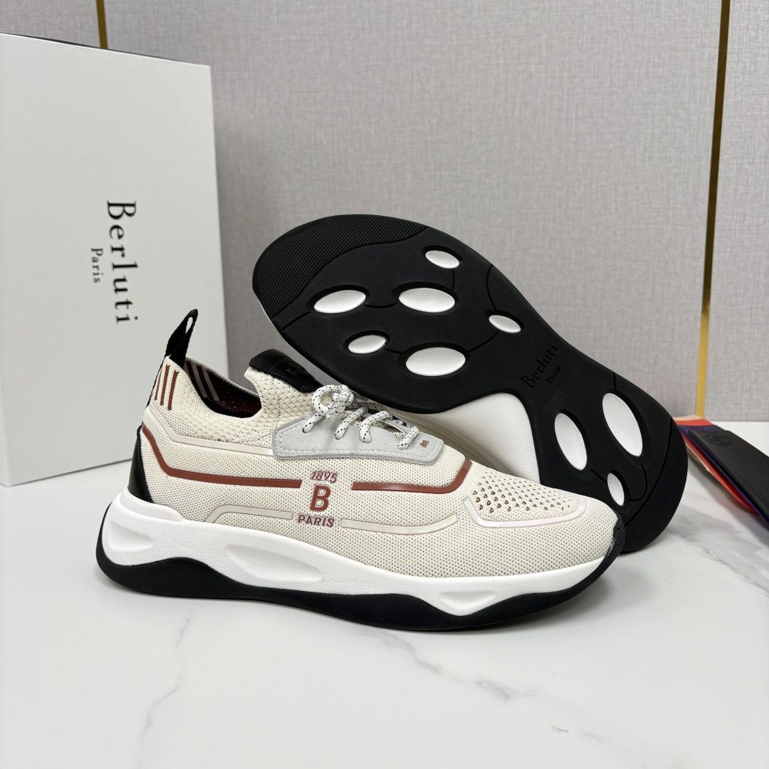 💋💍Berlut* 布鲁提新品  升级版第二代大底 Shadow飞织运动鞋  原版开发打造   官方  11,200  