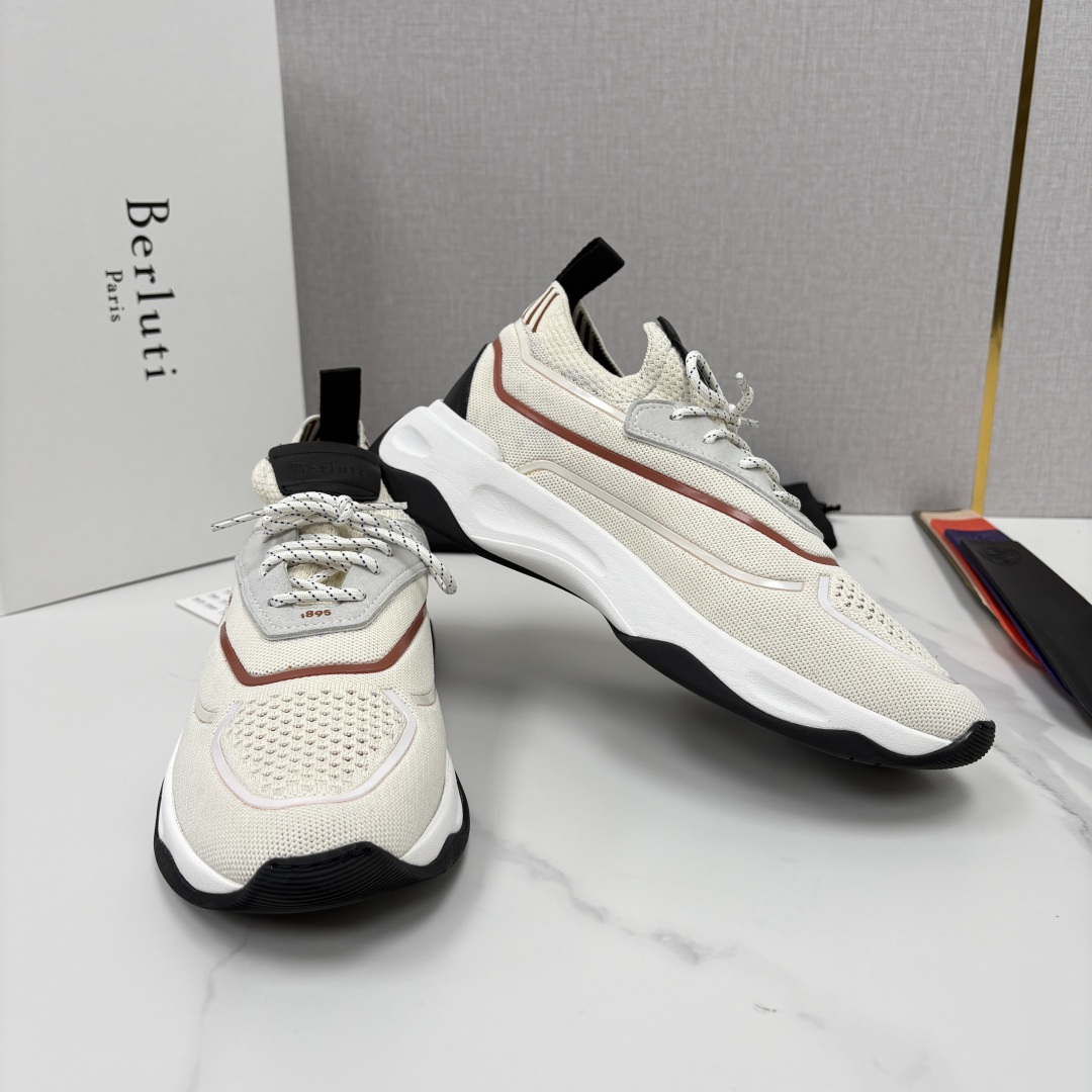 💋💍Berlut* 布鲁提新品  升级版第二代大底 Shadow飞织运动鞋  原版开发打造   官方  11,200  