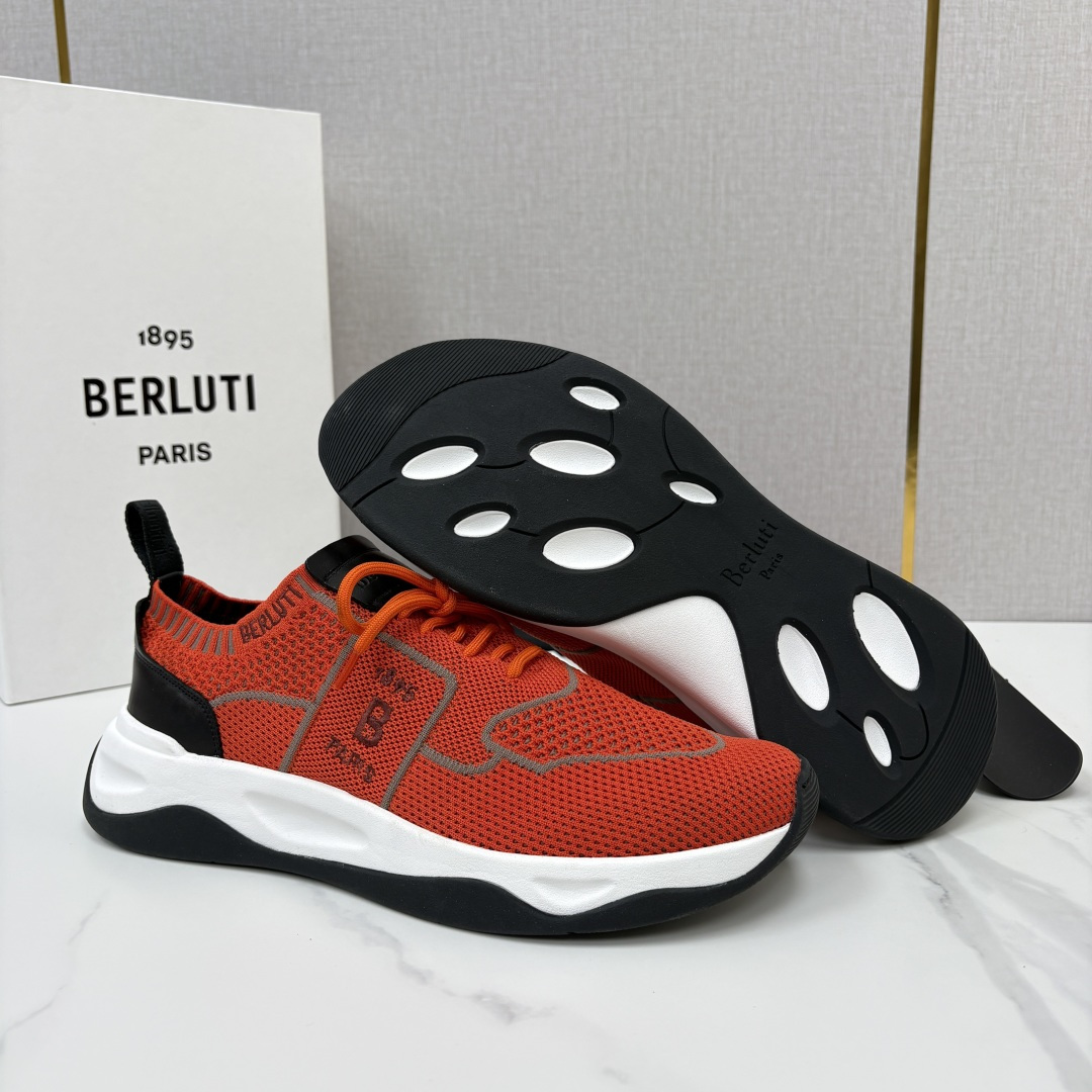 💋💍 布鲁提  Berlut* 升级版第二代大底 Shadow 飞织运动鞋履  现官方  10,900  香港购入原版开