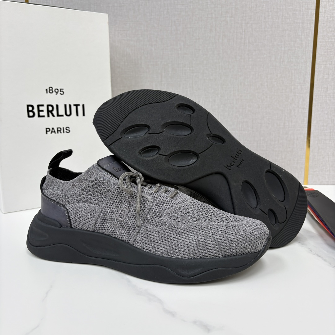 💋💍 布鲁提  Berlut* 升级版第二代大底 Shadow 飞织运动鞋履  现官方  10,900  香港购入原版开