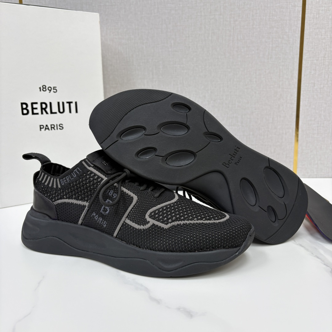 💋💍 布鲁提  Berlut* 升级版第二代大底 Shadow 飞织运动鞋履  现官方  10,900  香港购入原版开