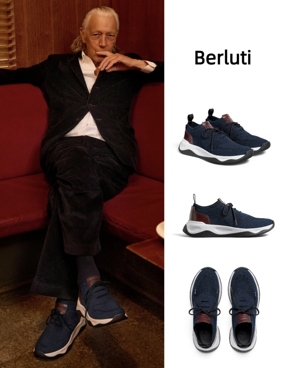 💋💍 布鲁提 Berlut* 升级版第二代大底 Shadow 飞织运动鞋履 现官方 10,900 香港购入原版开 💋💍 布鲁提 Berlut* 升级版第二代大底 Shadow 飞织运动鞋履 现官方 10,900 香港购入原版开