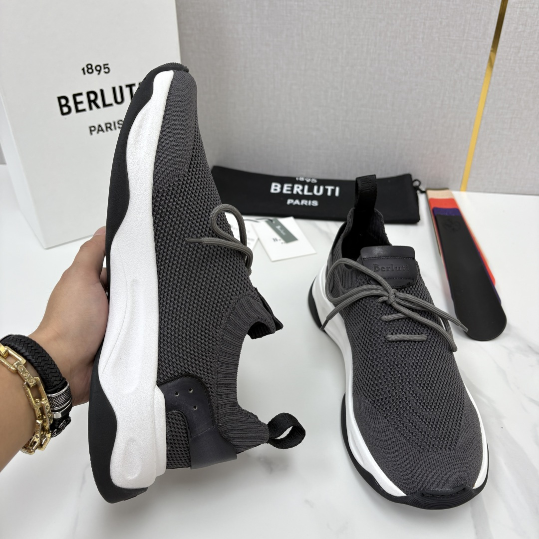 💋💍Berlut* 布鲁提新品  升级版第二代大底 Shadow飞织运动鞋  原版开发打造   官方  13,600 作