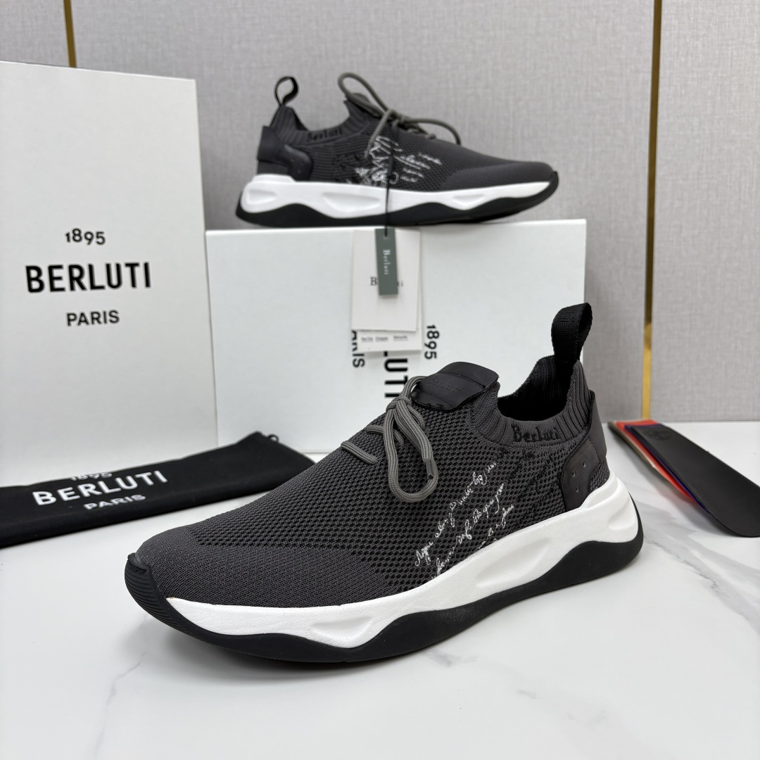 💋💍Berlut* 布鲁提新品  升级版第二代大底 Shadow飞织运动鞋  原版开发打造   官方  13,600 作