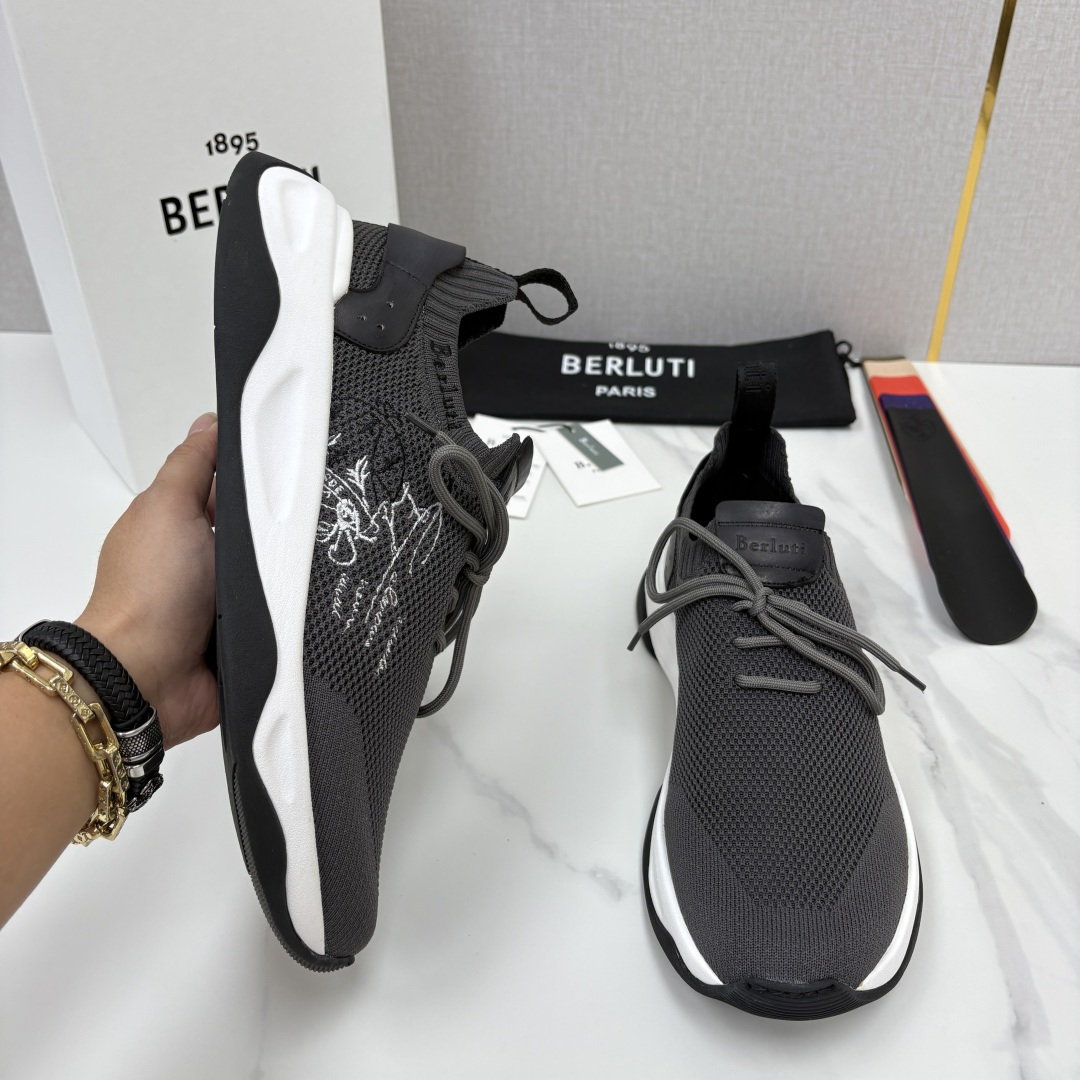 💋💍Berlut* 布鲁提新品  升级版第二代大底 Shadow飞织运动鞋  原版开发打造   官方  13,600 作