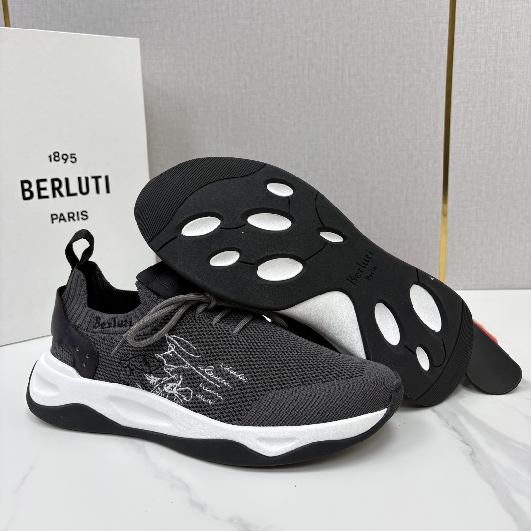 💋💍Berlut* 布鲁提新品  升级版第二代大底 Shadow飞织运动鞋  原版开发打造   官方  13,600 作