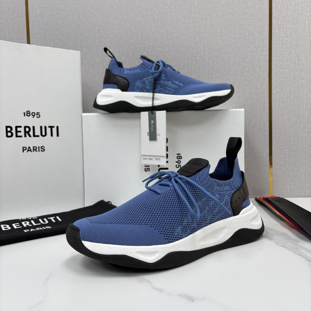 💋💍Berlut* 布鲁提新品  升级版第二代大底 Shadow飞织运动鞋  原版开发打造   官方  13,600 作