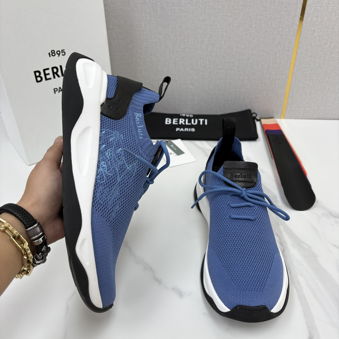 💋💍Berlut* 布鲁提新品  升级版第二代大底 Shadow飞织运动鞋  原版开发打造   官方  13,600 作