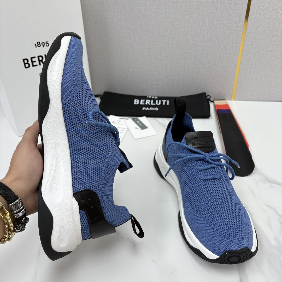 💋💍Berlut* 布鲁提新品  升级版第二代大底 Shadow飞织运动鞋  原版开发打造   官方  13,600 作