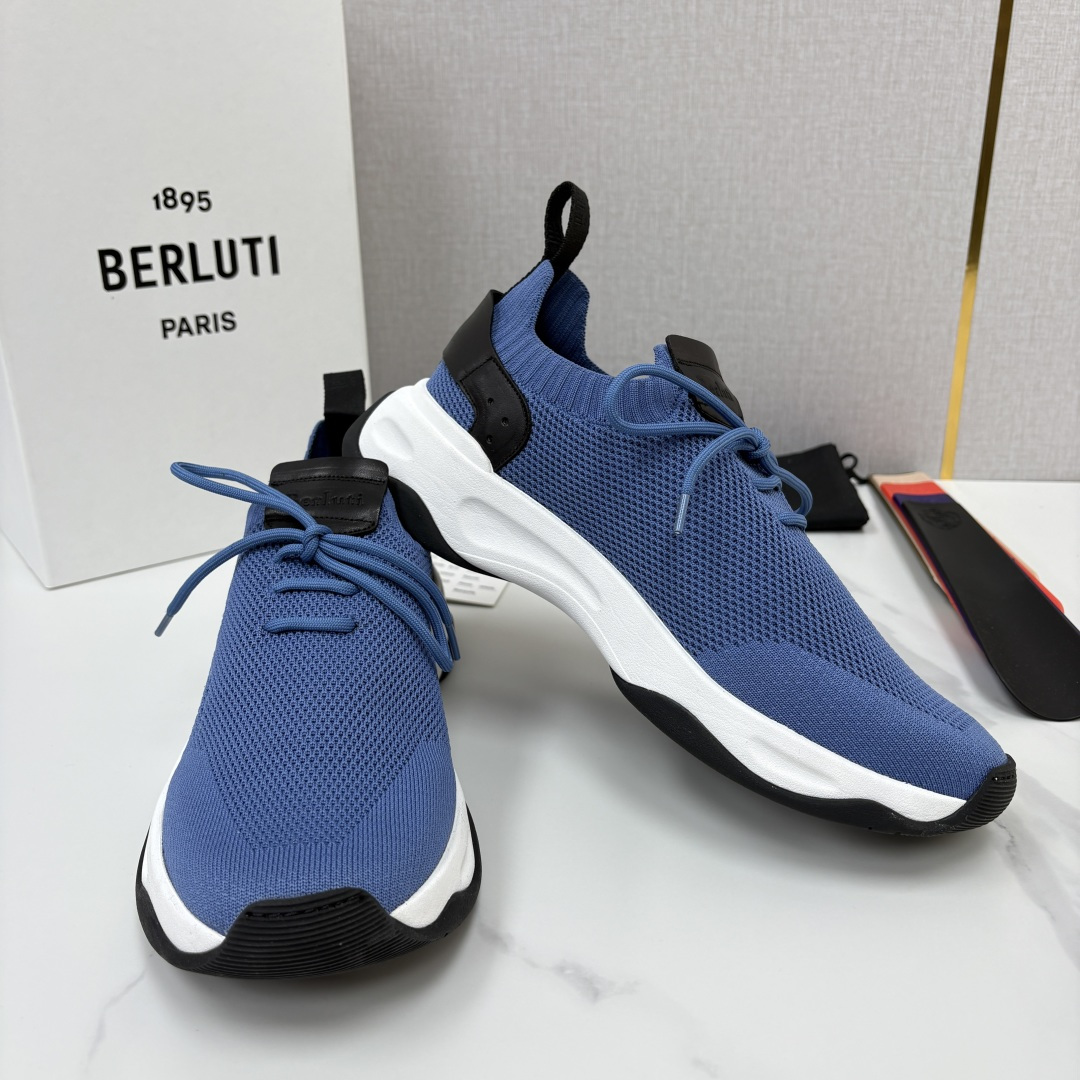 💋💍Berlut* 布鲁提新品  升级版第二代大底 Shadow飞织运动鞋  原版开发打造   官方  13,600 作