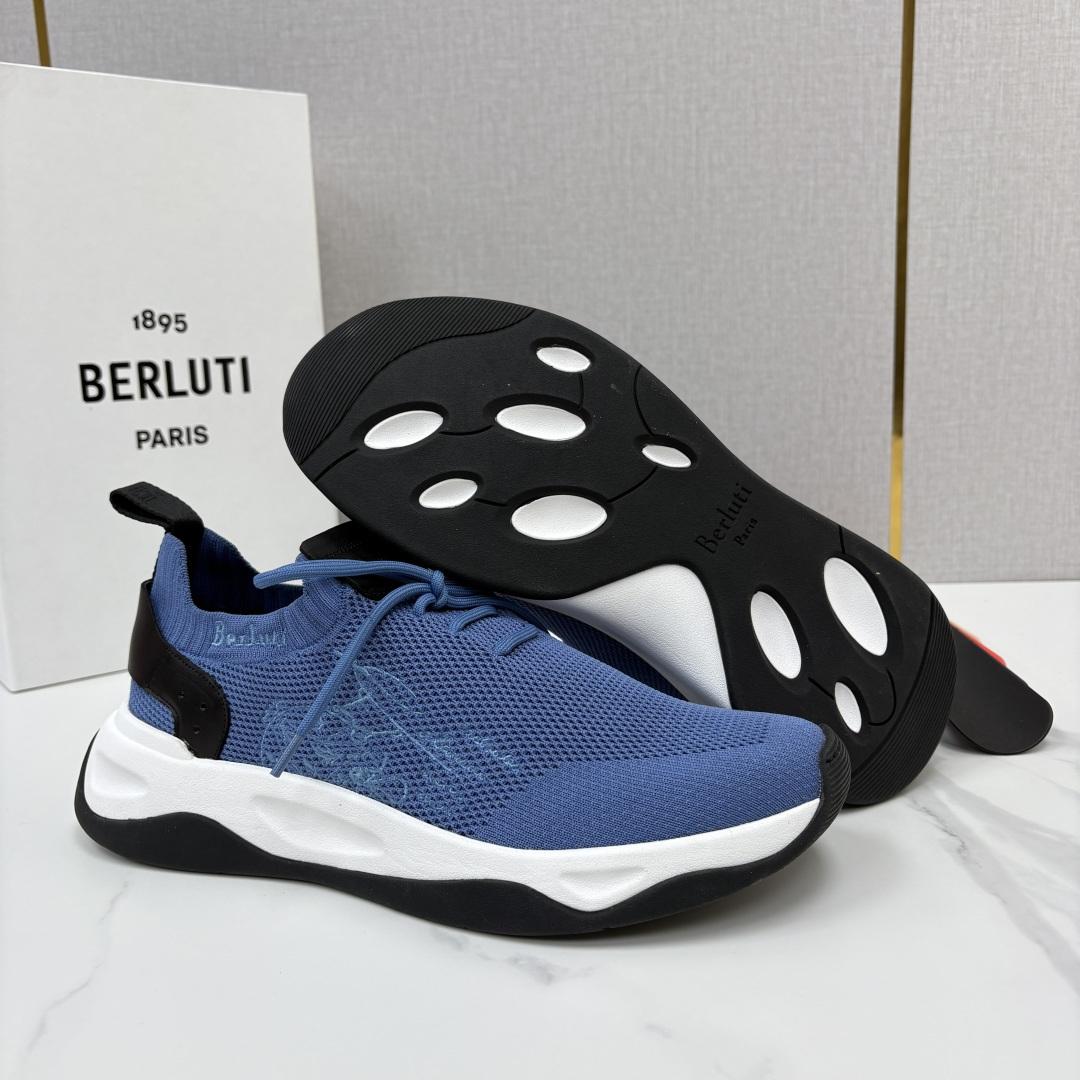 💋💍Berlut* 布鲁提新品  升级版第二代大底 Shadow飞织运动鞋  原版开发打造   官方  13,600 作
