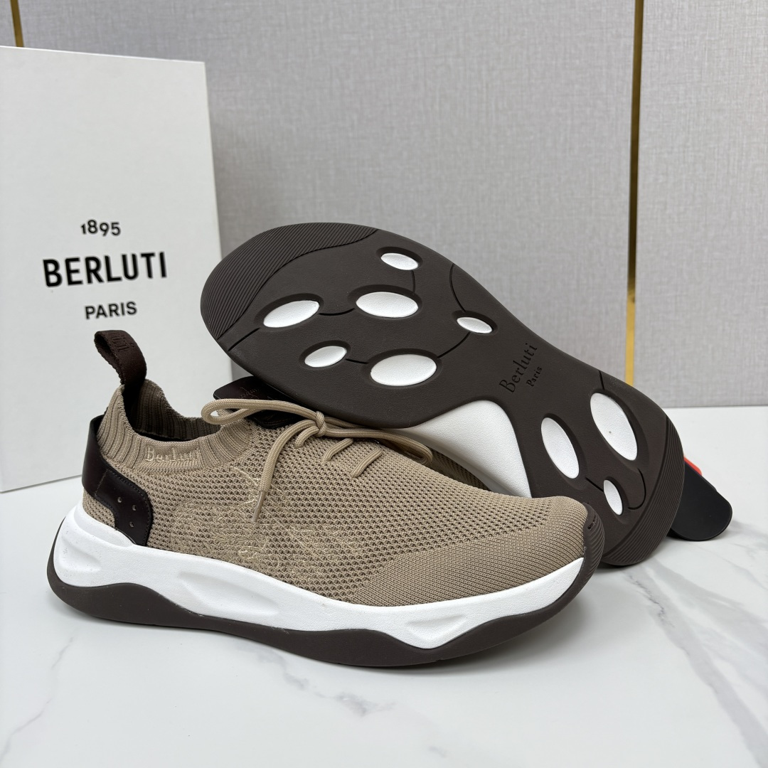 💋💍Berlut* 布鲁提新品  升级版第二代大底 Shadow飞织运动鞋  原版开发打造   官方  13,600 作