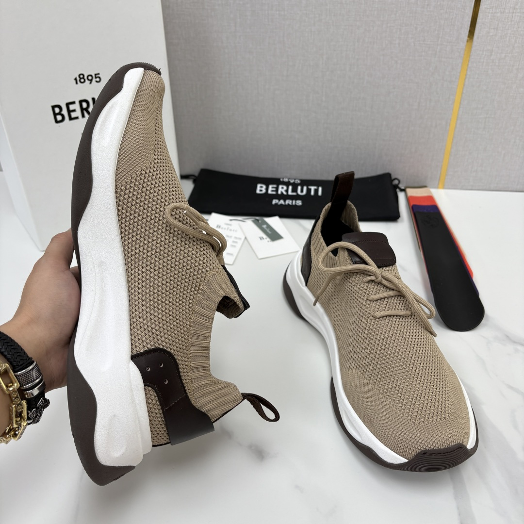 💋💍Berlut* 布鲁提新品  升级版第二代大底 Shadow飞织运动鞋  原版开发打造   官方  13,600 作
