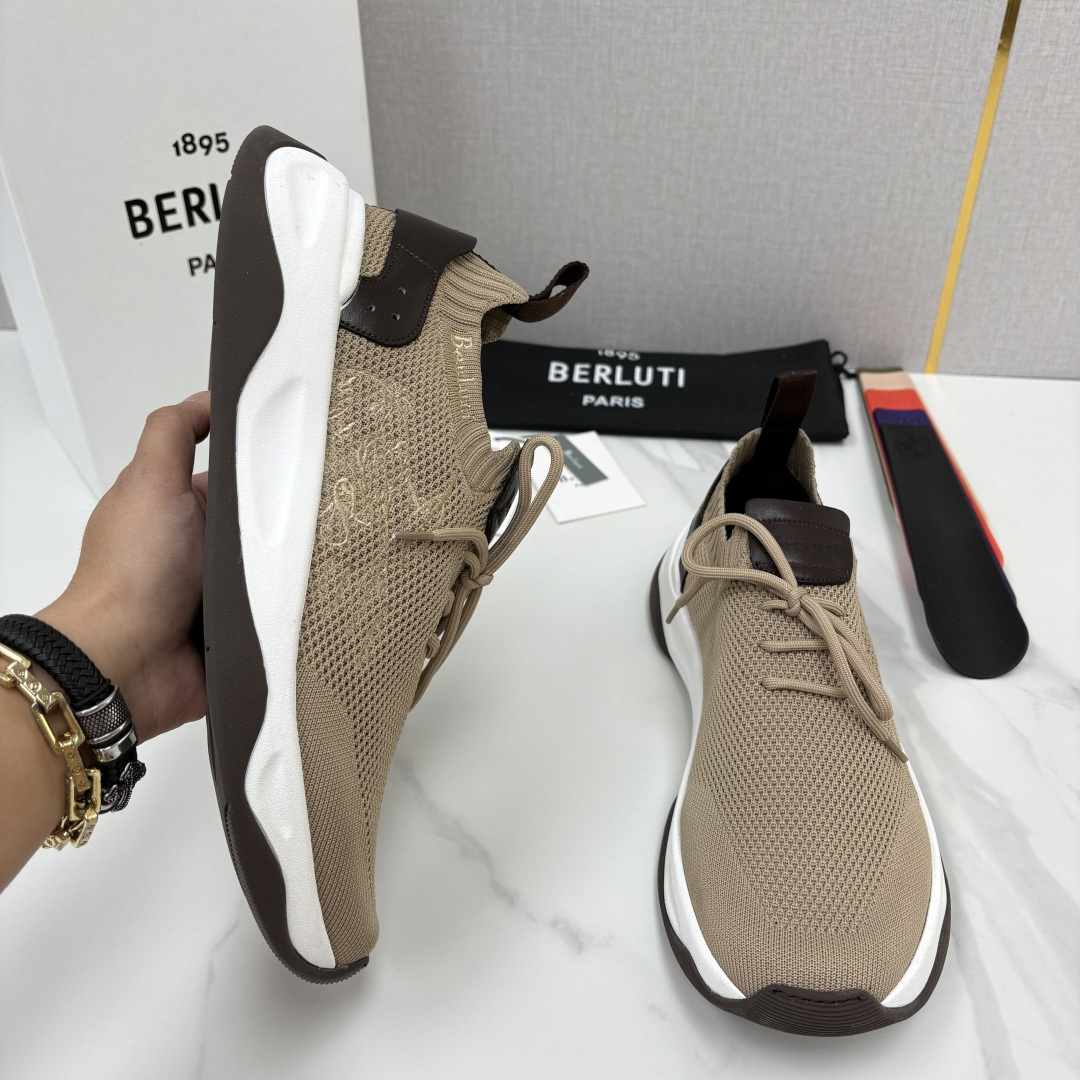 💋💍Berlut* 布鲁提新品  升级版第二代大底 Shadow飞织运动鞋  原版开发打造   官方  13,600 作
