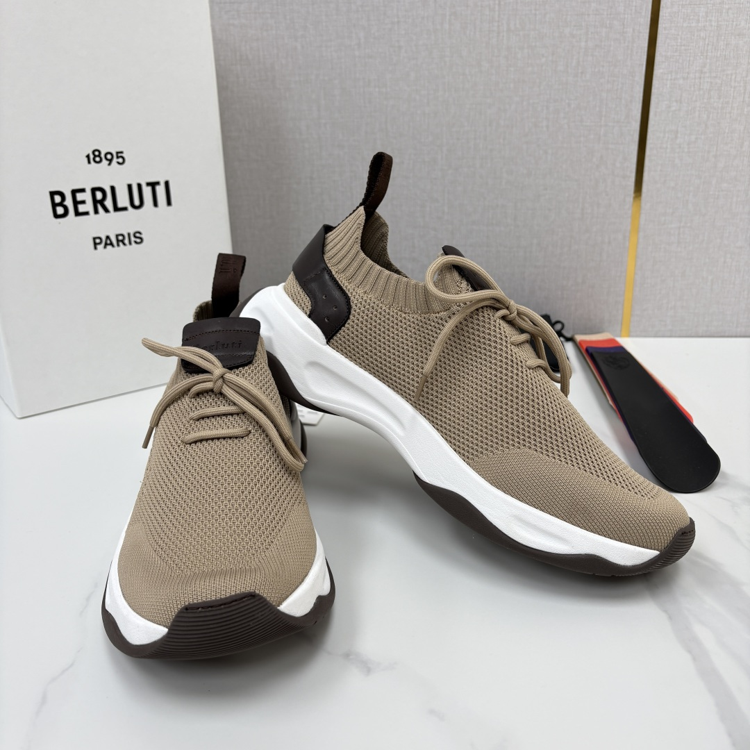 💋💍Berlut* 布鲁提新品  升级版第二代大底 Shadow飞织运动鞋  原版开发打造   官方  13,600 作