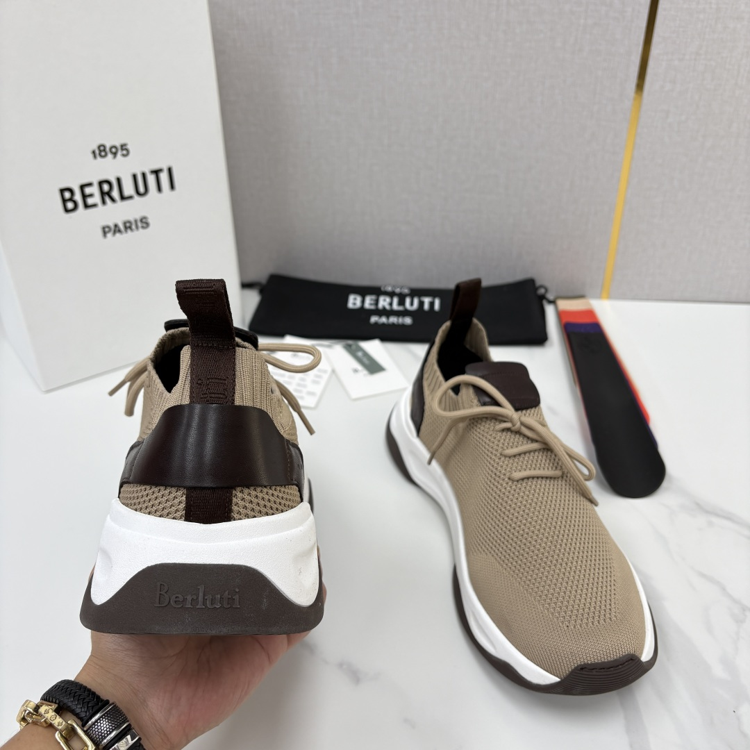 💋💍Berlut* 布鲁提新品  升级版第二代大底 Shadow飞织运动鞋  原版开发打造   官方  13,600 作