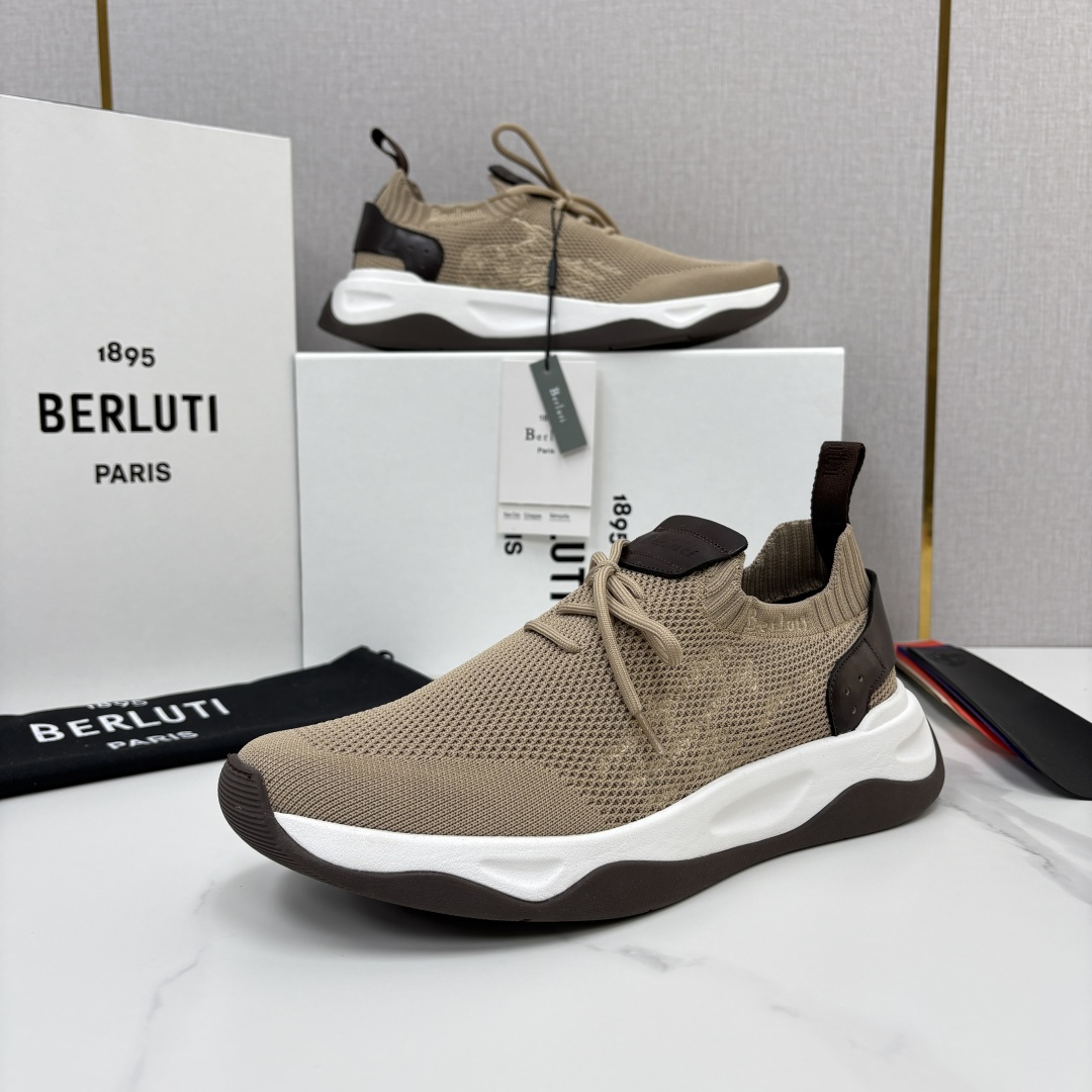 💋💍Berlut* 布鲁提新品  升级版第二代大底 Shadow飞织运动鞋  原版开发打造   官方  13,600 作
