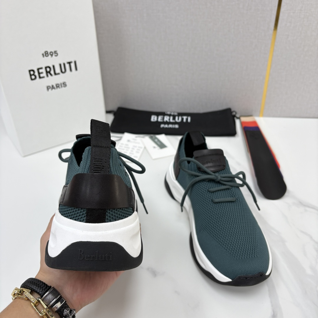 💋💍Berlut* 布鲁提新品  升级版第二代大底 Shadow飞织运动鞋  原版开发打造   官方  13,600 作