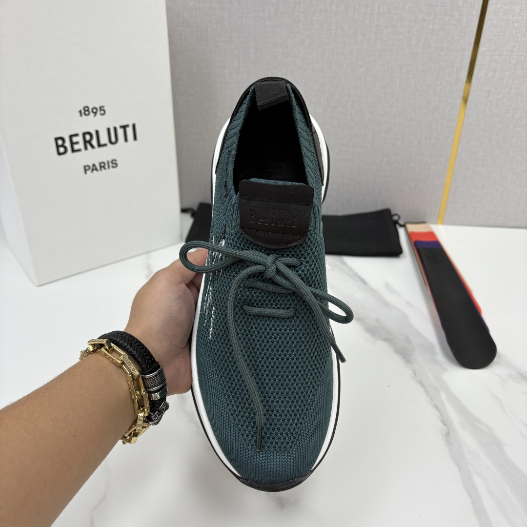 💋💍Berlut* 布鲁提新品  升级版第二代大底 Shadow飞织运动鞋  原版开发打造   官方  13,600 作