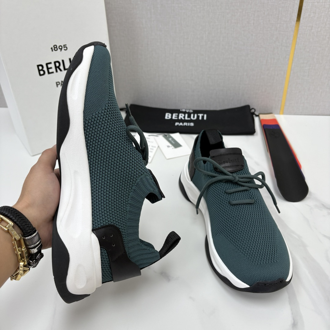 💋💍Berlut* 布鲁提新品  升级版第二代大底 Shadow飞织运动鞋  原版开发打造   官方  13,600 作