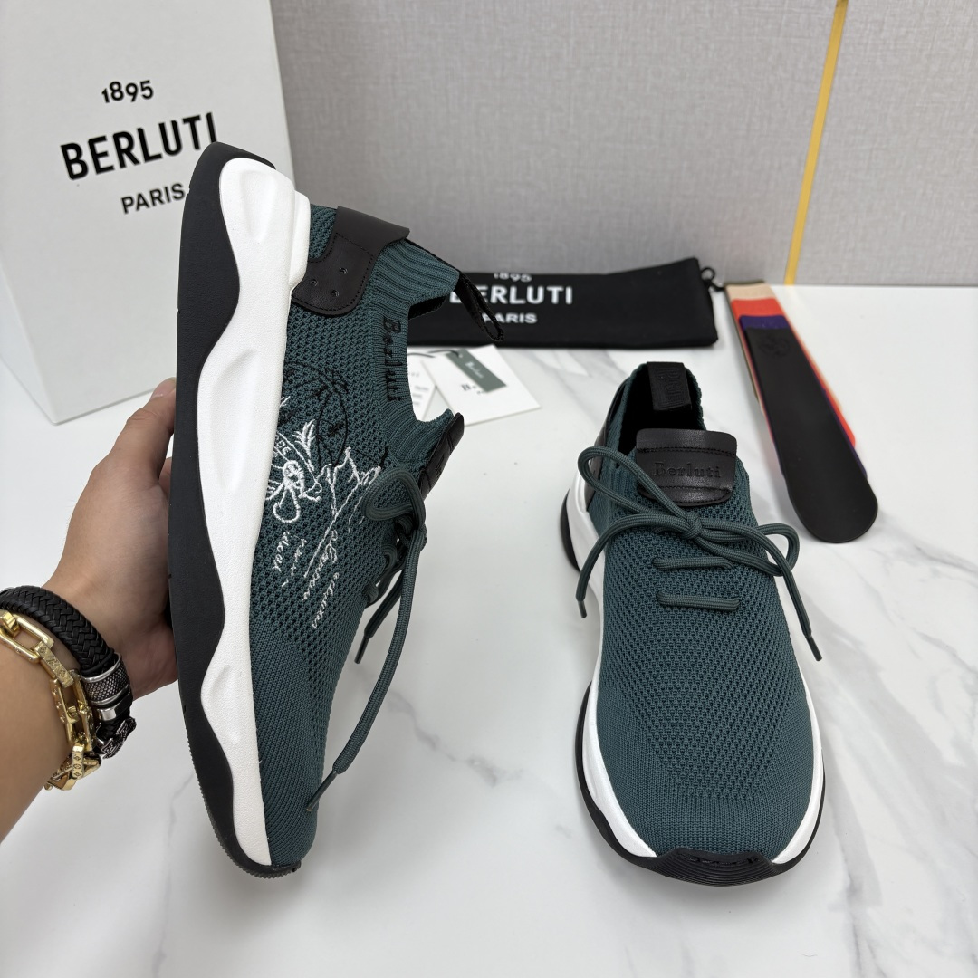 💋💍Berlut* 布鲁提新品  升级版第二代大底 Shadow飞织运动鞋  原版开发打造   官方  13,600 作