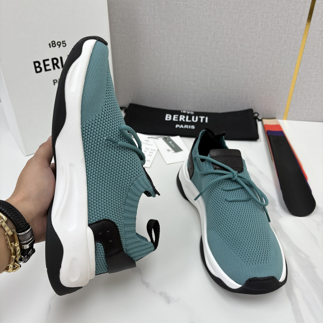 💋💍Berlut* 布鲁提新品  升级版第二代大底 Shadow飞织运动鞋  原版开发打造   官方  13,600 作