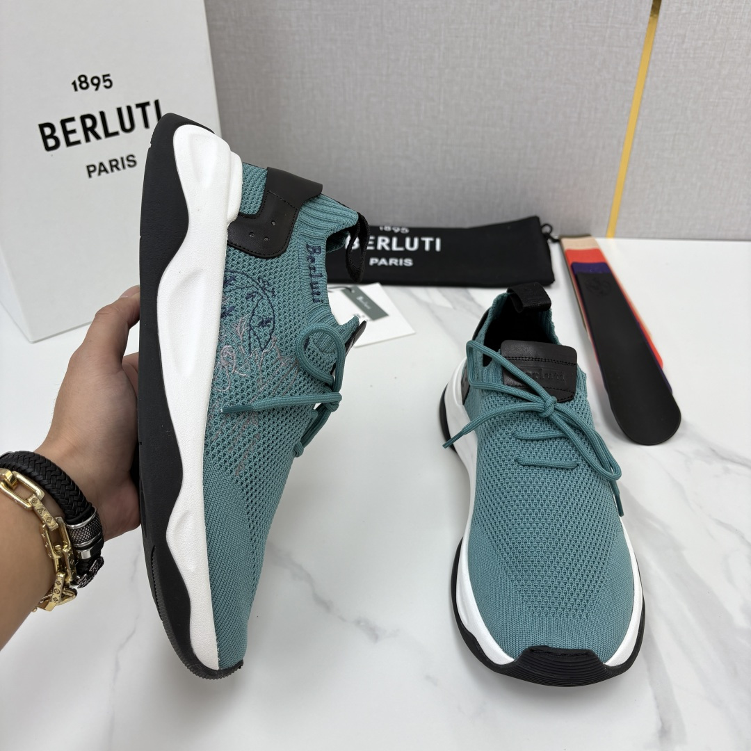 💋💍Berlut* 布鲁提新品  升级版第二代大底 Shadow飞织运动鞋  原版开发打造   官方  13,600 作