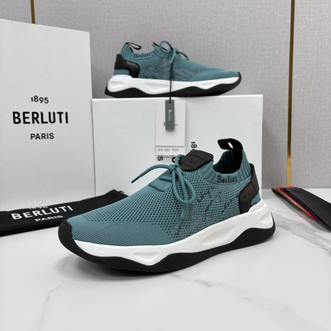 💋💍Berlut* 布鲁提新品  升级版第二代大底 Shadow飞织运动鞋  原版开发打造   官方  13,600 作