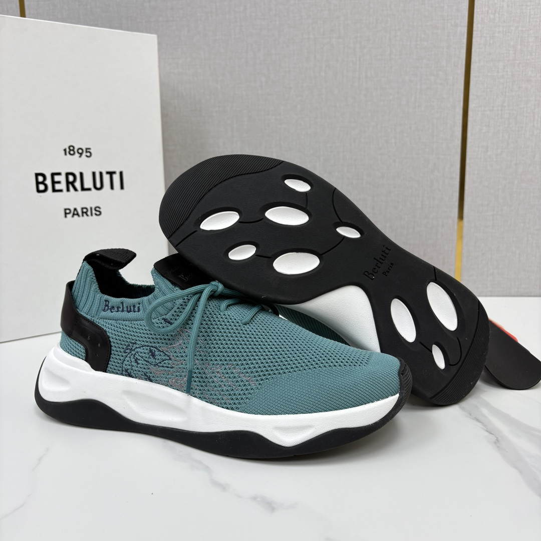 💋💍Berlut* 布鲁提新品  升级版第二代大底 Shadow飞织运动鞋  原版开发打造   官方  13,600 作