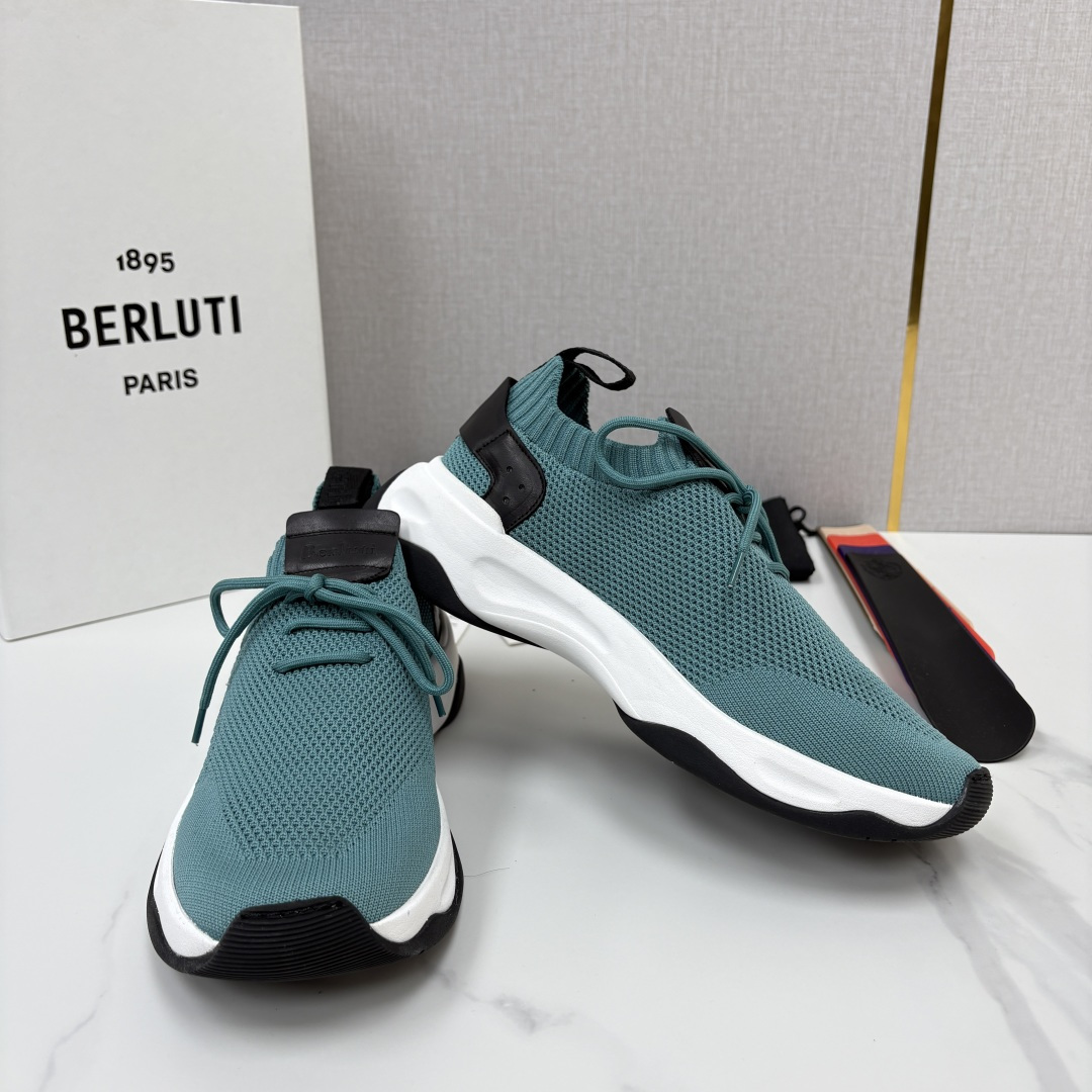 💋💍Berlut* 布鲁提新品  升级版第二代大底 Shadow飞织运动鞋  原版开发打造   官方  13,600 作