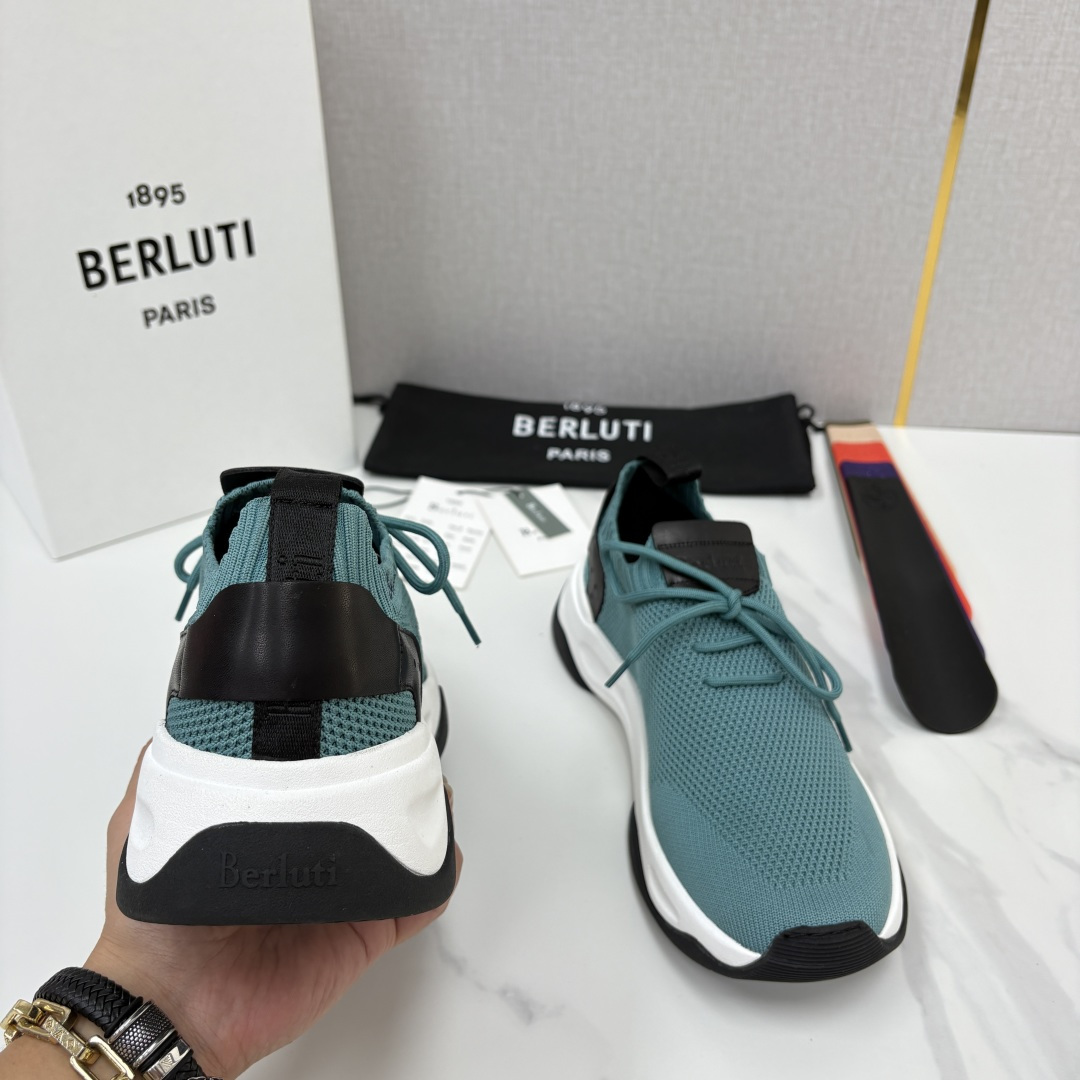 💋💍Berlut* 布鲁提新品  升级版第二代大底 Shadow飞织运动鞋  原版开发打造   官方  13,600 作