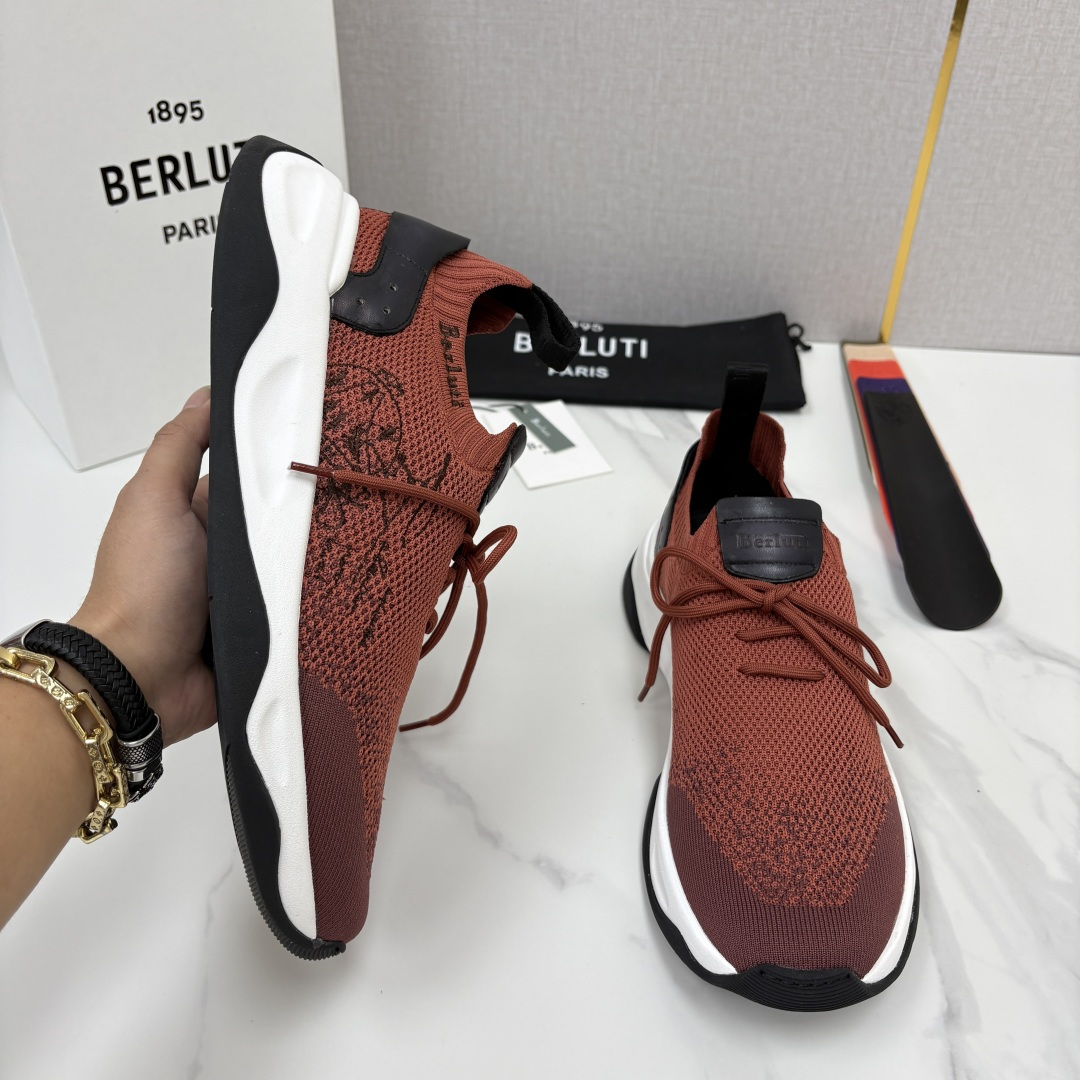 💋💍Berlut* 布鲁提新品 升级版第二代大底 Shadow飞织运动鞋 原版开发打造 官方 13,600 作 💋💍Berlut* 布鲁提新品 升级版第二代大底 Shadow飞织运动鞋 原版开发打造 官方 13,600 作