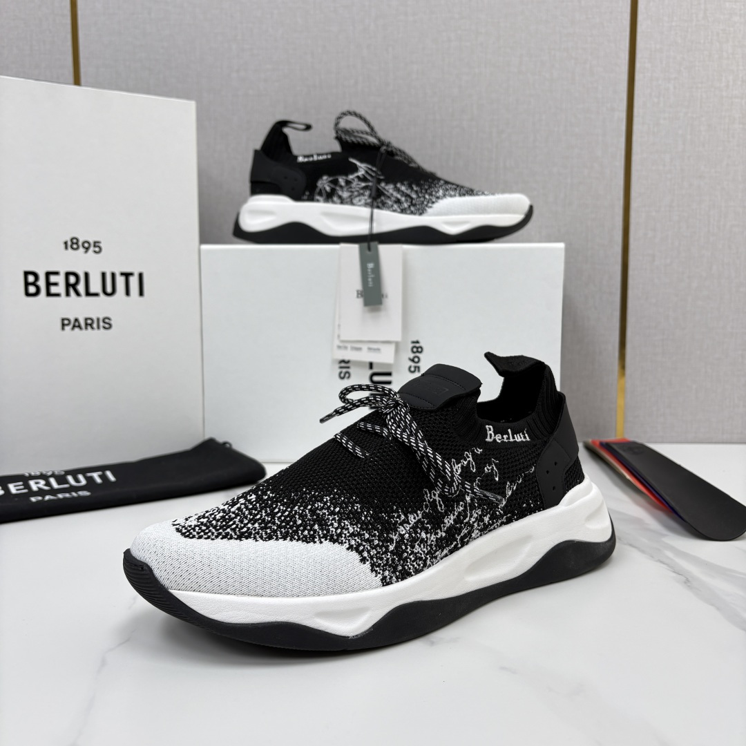 💋💍Berlut* 布鲁提新品  升级版第二代大底 Shadow飞织运动鞋  原版开发打造   官方  13,600 作