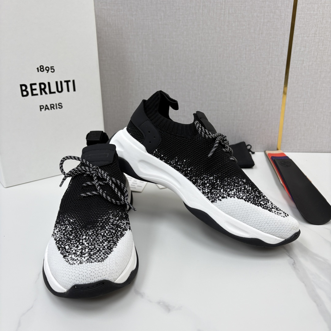 💋💍Berlut* 布鲁提新品  升级版第二代大底 Shadow飞织运动鞋  原版开发打造   官方  13,600 作