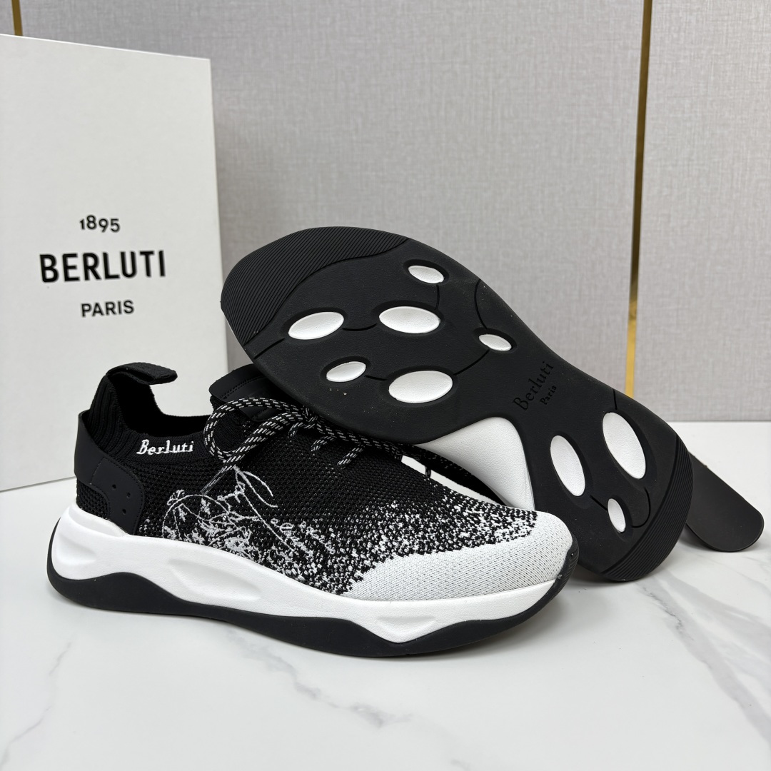 💋💍Berlut* 布鲁提新品  升级版第二代大底 Shadow飞织运动鞋  原版开发打造   官方  13,600 作