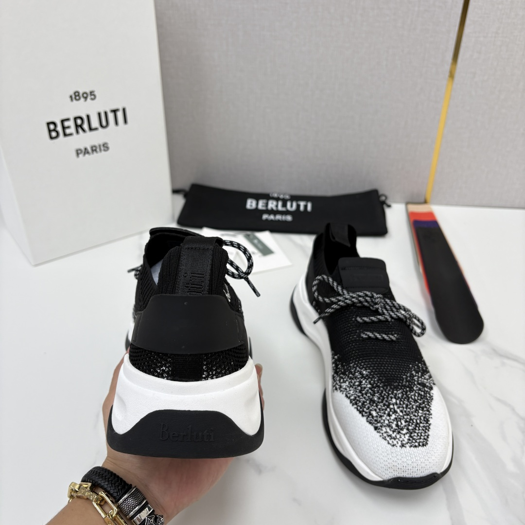 💋💍Berlut* 布鲁提新品  升级版第二代大底 Shadow飞织运动鞋  原版开发打造   官方  13,600 作