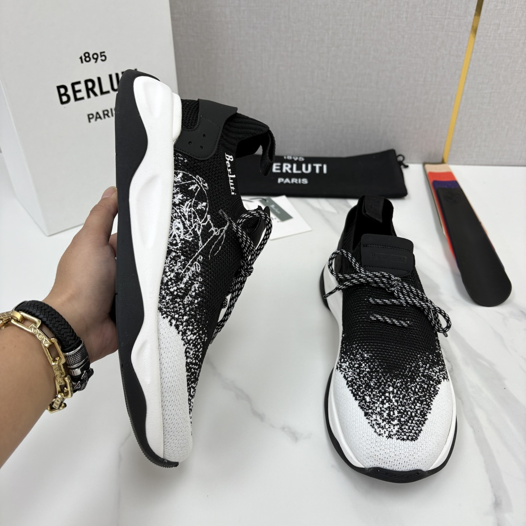💋💍Berlut* 布鲁提新品  升级版第二代大底 Shadow飞织运动鞋  原版开发打造   官方  13,600 作