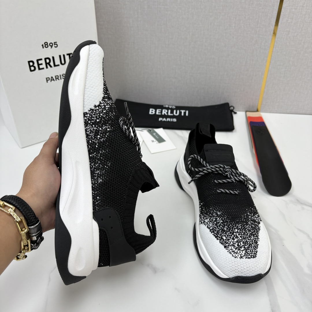 💋💍Berlut* 布鲁提新品  升级版第二代大底 Shadow飞织运动鞋  原版开发打造   官方  13,600 作